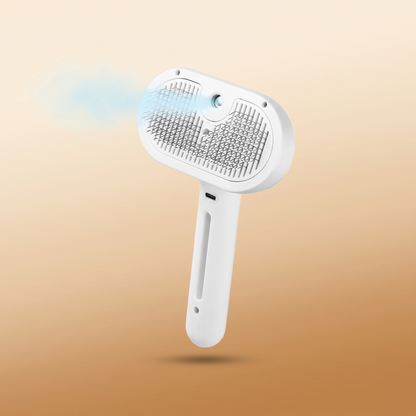 STEAMBRUSH PRO nevel-vachtborstel met blauwe nevel