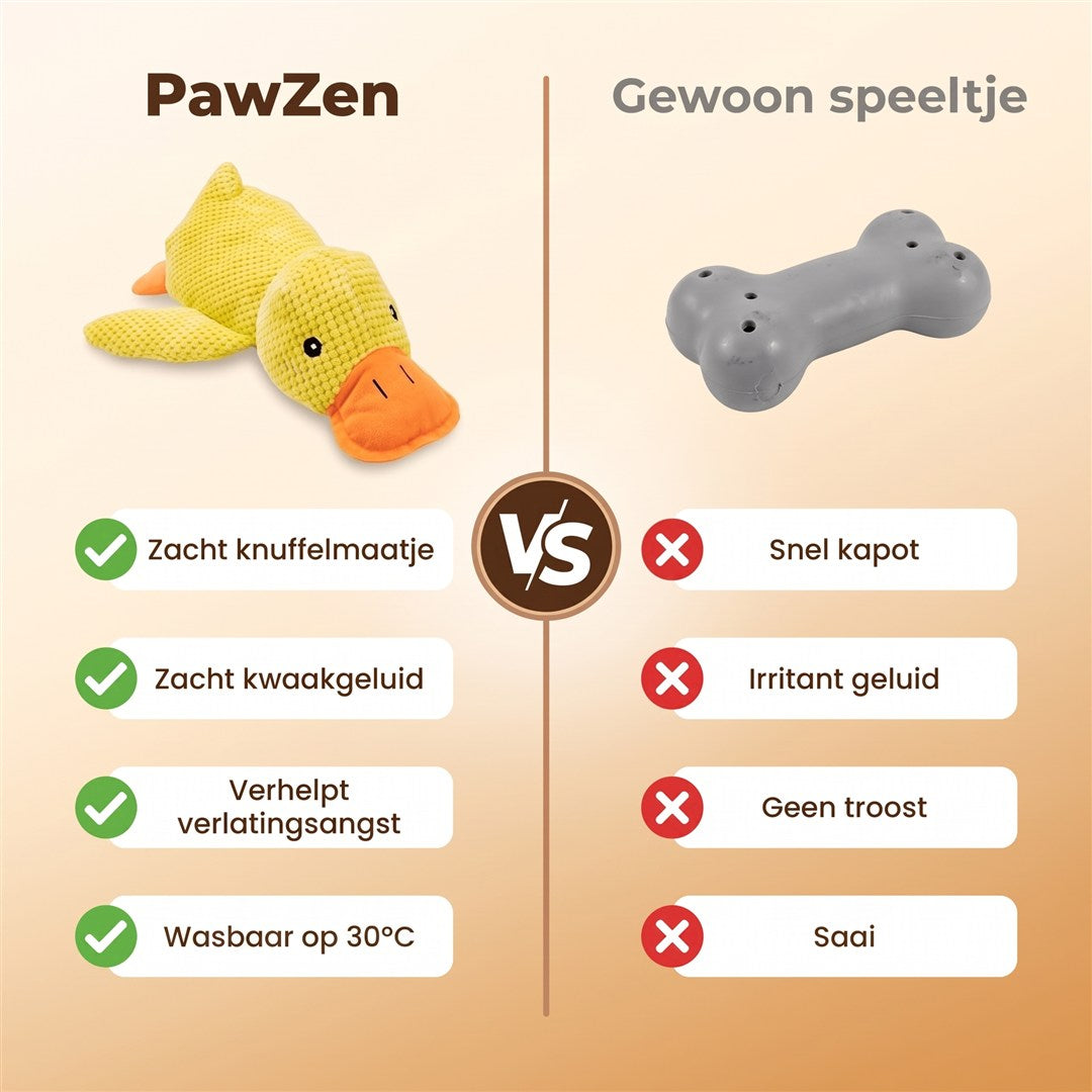 PawZen vs. een gewoon speeltje