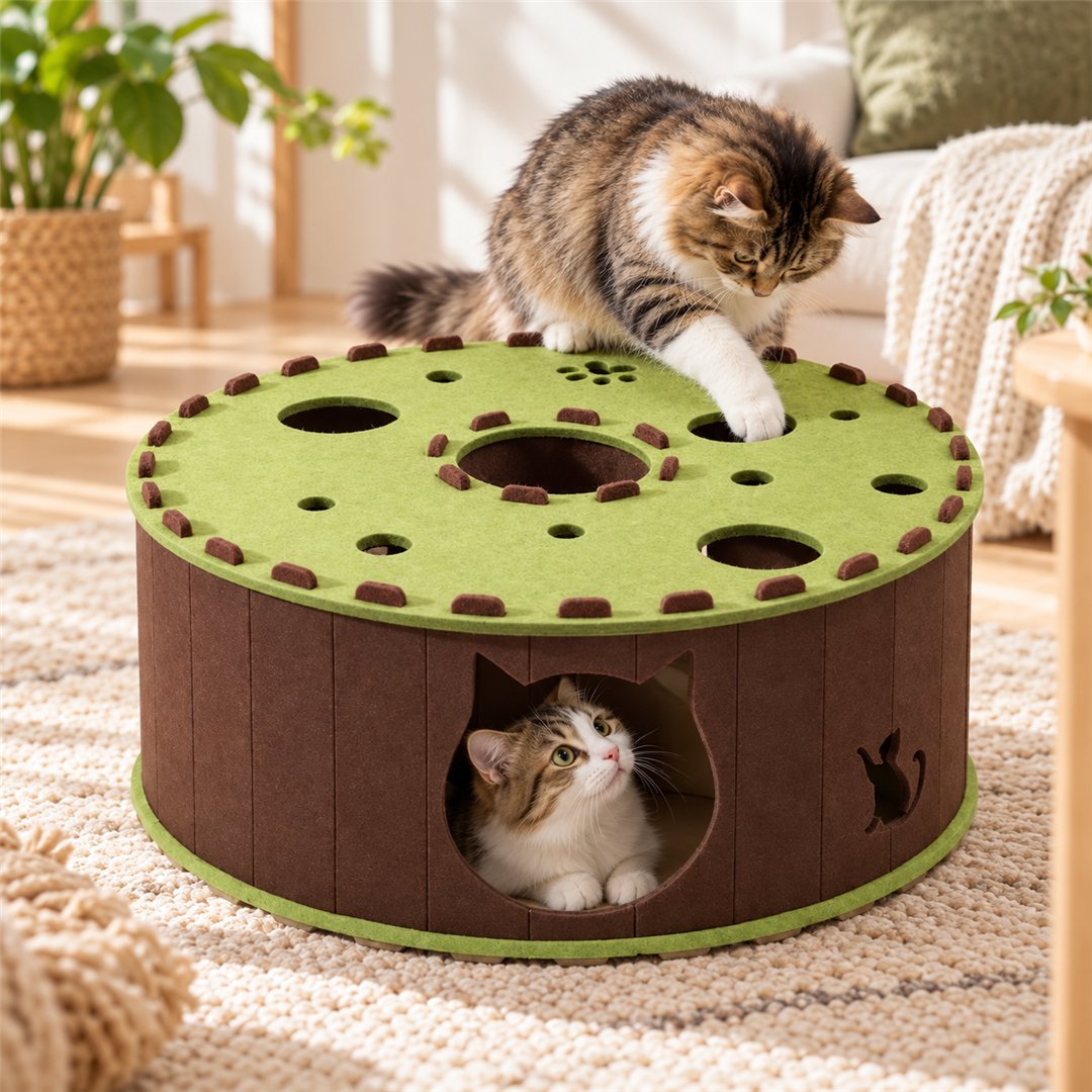 PurrCastle in groen