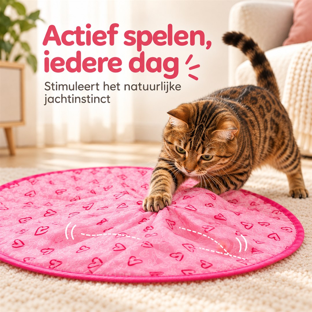 Actief spelen, iedere dag met de PAWPLAY Jachtmat