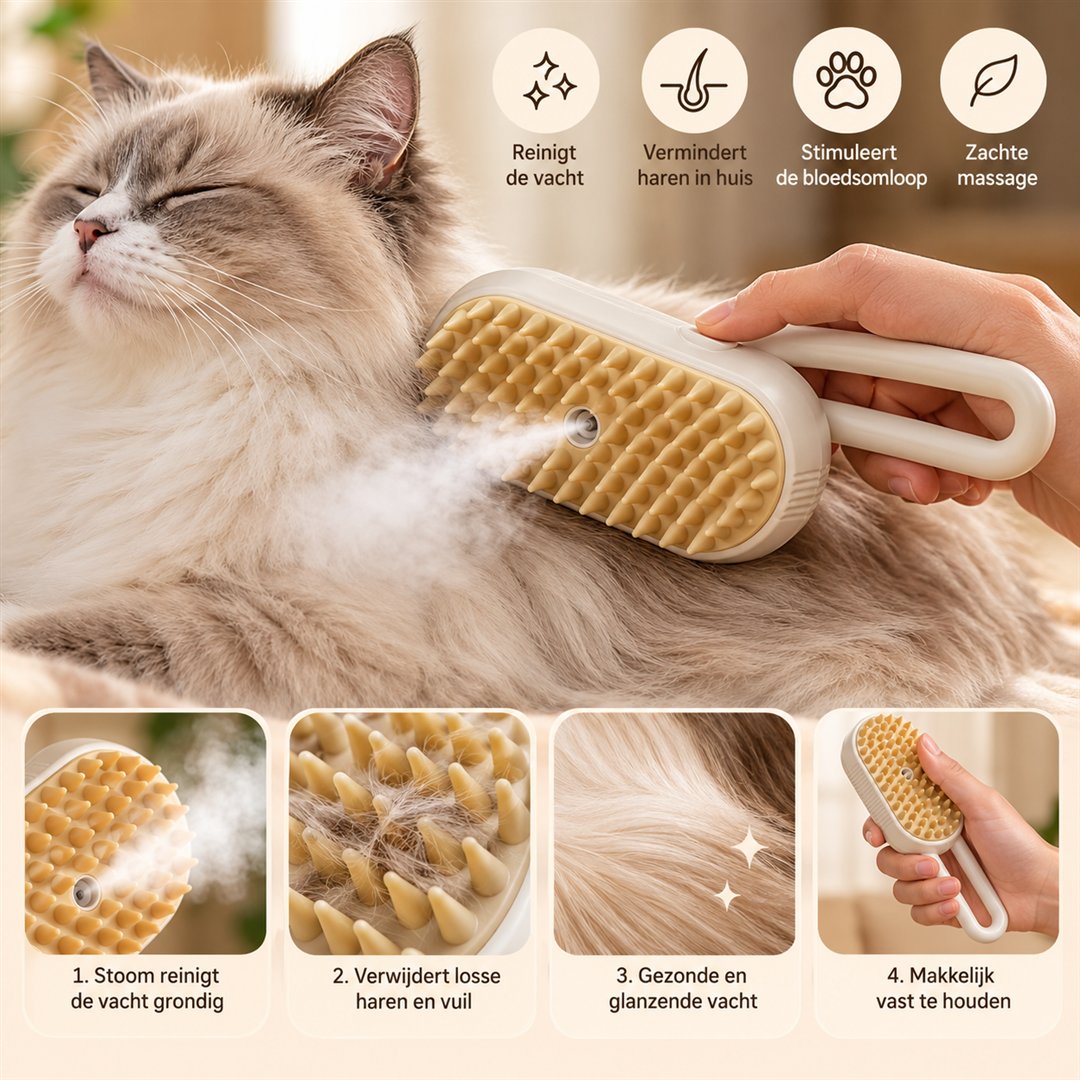 Zo werkt de PawSpa in 4 stappen