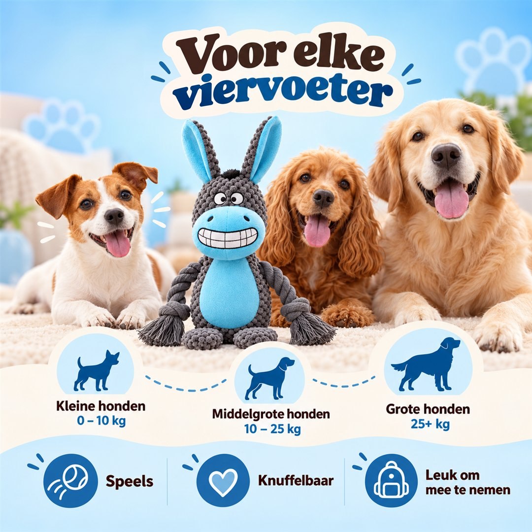 Voor kleine, middelgrote en grote honden